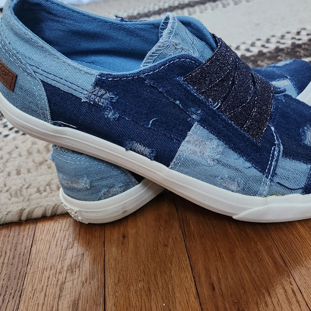 Blowfish Marley Patchwork Denim Sneakers